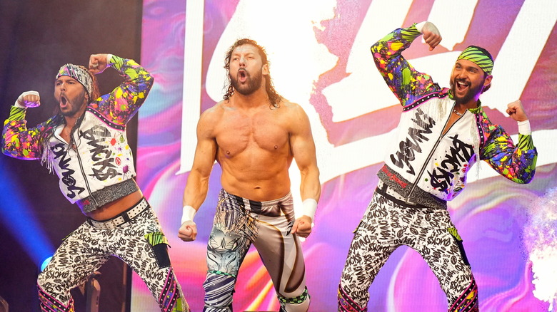 The Elite making their entrance