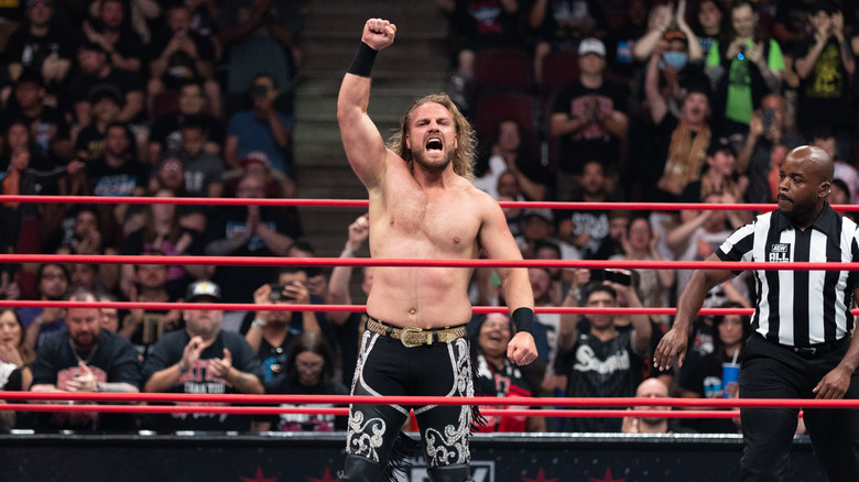 Adam Page in the ring 