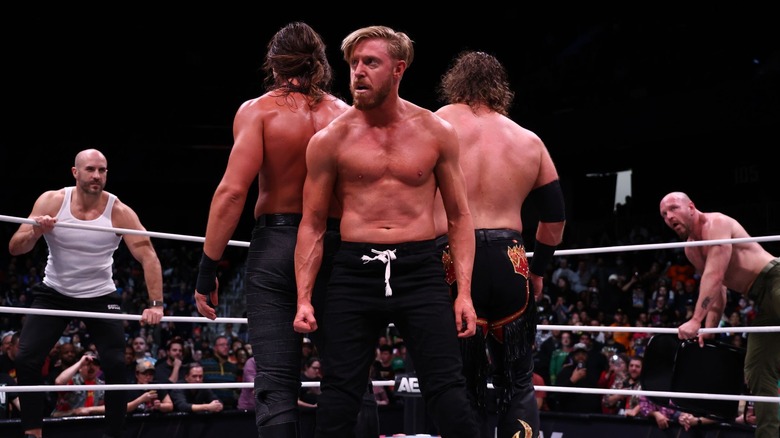 Claudio Castagnoli, Jay White, Orange Cassidy, Hangman Page, and Jon Moxley