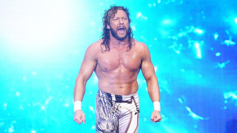 Kenny Omega on the way to the ring