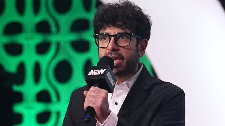 Tony Khan at AEW WrestleDream 2024