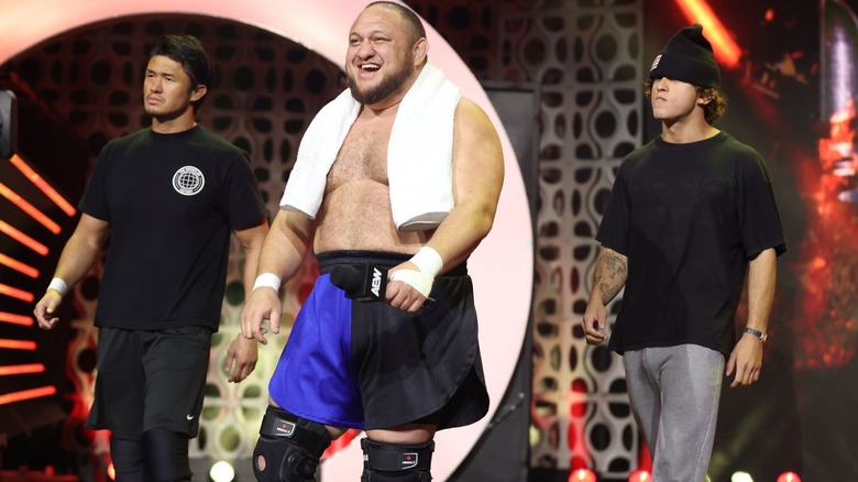 Katsuyori Shibata, Samoa Joe, and HOOK