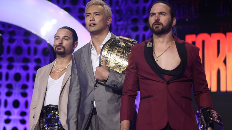 The Young Bucks with Kazuchika Okada