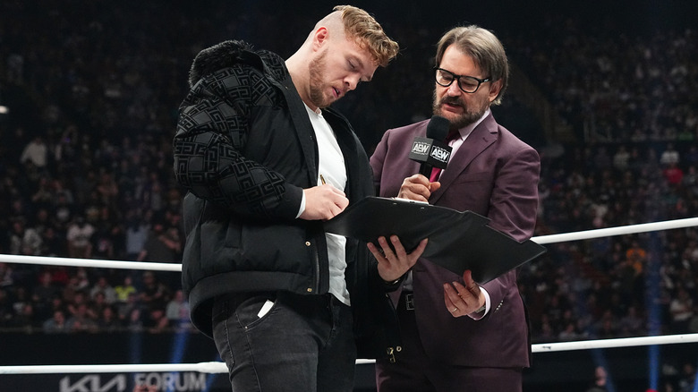 Will Ospreay signs AEW contract with Tony Schiavone