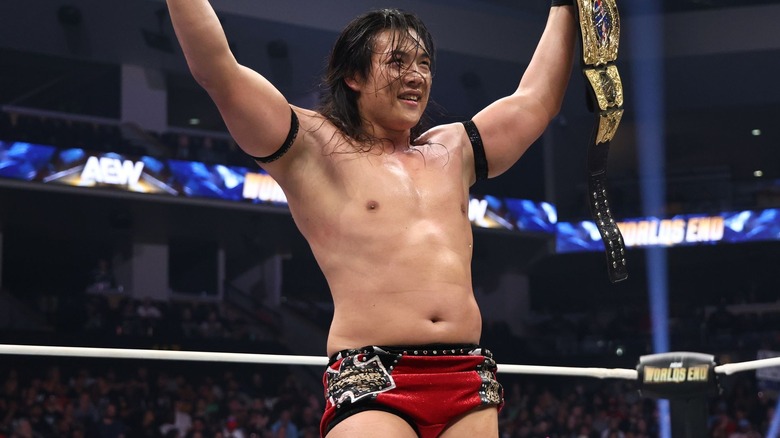 Konosuke Takeshita at AEW Worlds End 2024