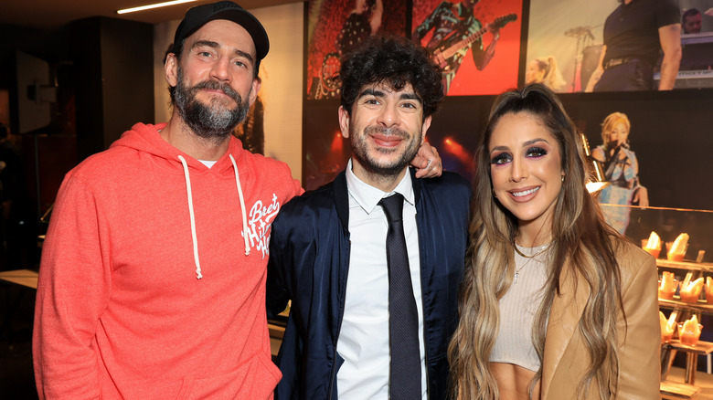 CM Punk, Tony Khan, Britt Baker