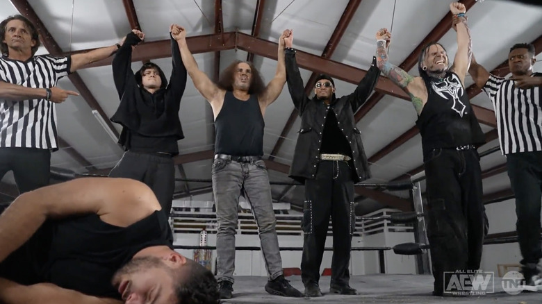The Hardys, HOOK, and Kassidy standing tall