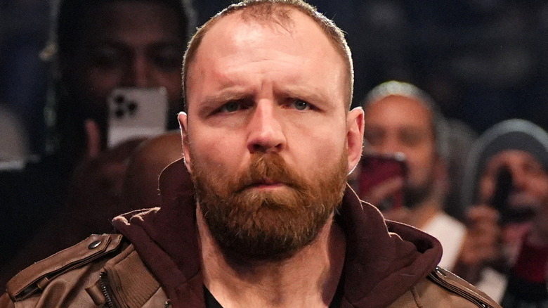 Jon Moxley looking angry