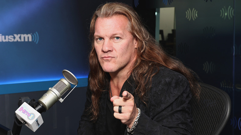 Chris Jericho visiting the SiriusXM Studio, September 2023