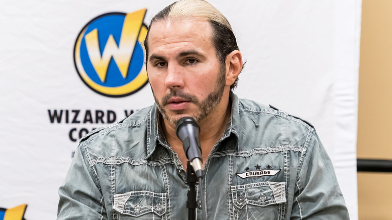 Matt Hardy looks bored