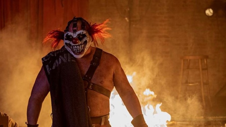 Samoa Joe as Sweet Tooth in "Twisted Metal"