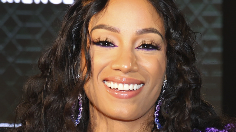 Sasha Banks smiling