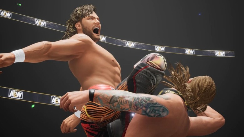 kenny omega knee on chris jericho aew fight forever