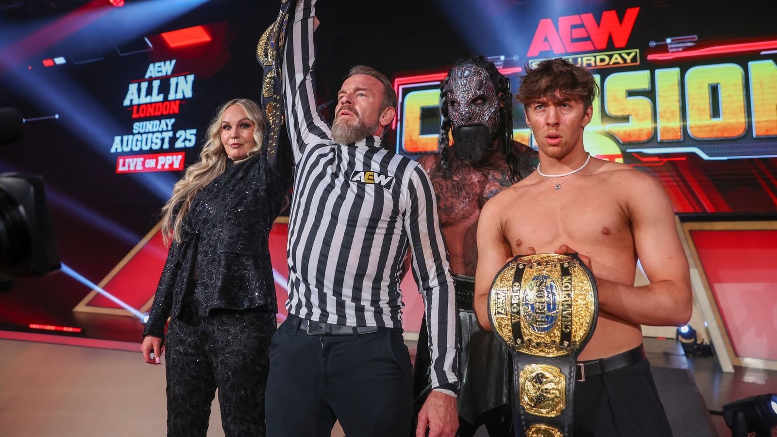 AEW Trios Titles To Be Defended Against Three Teams In London Ladders Match At Wembley