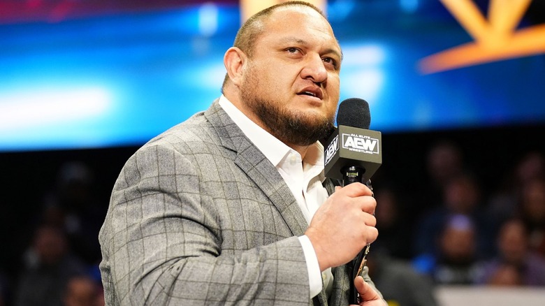 Samoa Joe talkking