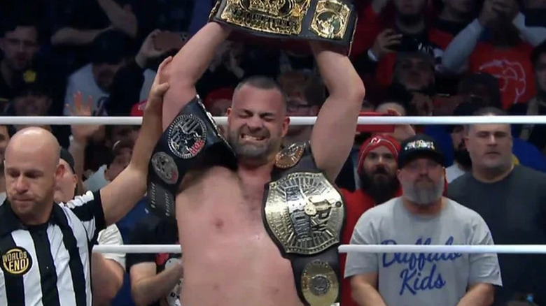 Eddie Kingston raises new title belt