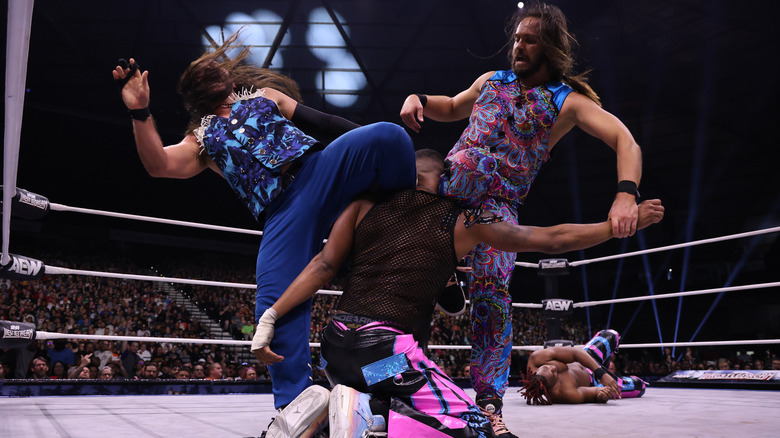 Young Bucks hit EVP trigger on Private Party