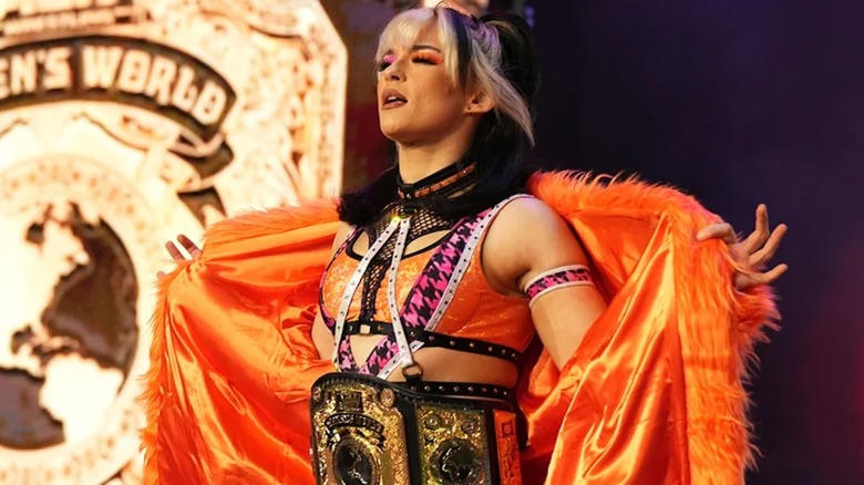Jamie Hayter as AEW Women's World Champion.