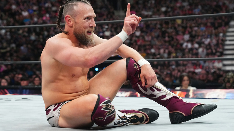 Bryan Danielson holds up a finger