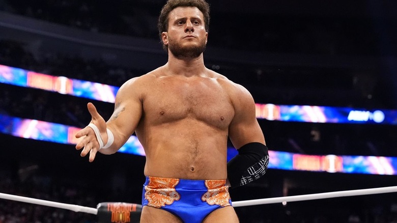 MJF holds out a hand