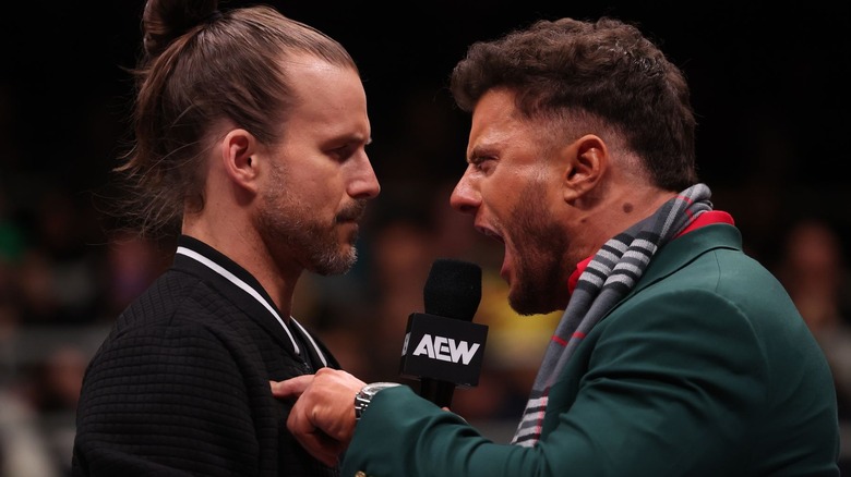 Adam Cole and MJF on AEW Collision