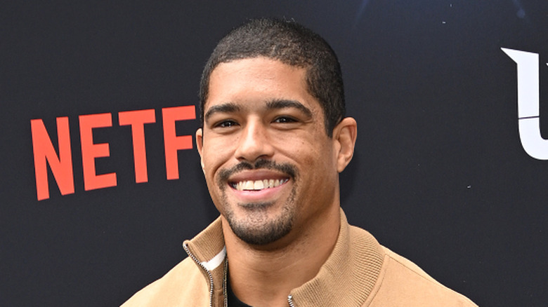 Anthony Bowens at the Ultraman premiere