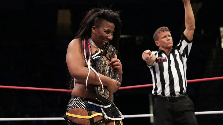 Athena with her ROH Women's World Championship