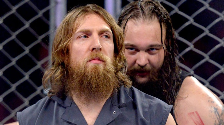 Bryan Danielson and Bray Wyatt in the ring