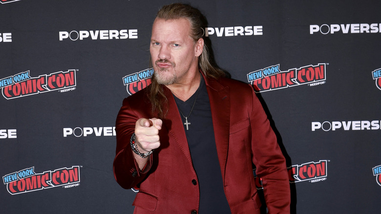 Chris Jericho pointing to the camera