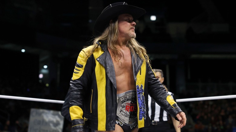 Chris Jericho, cosplaying as Brett Michaels