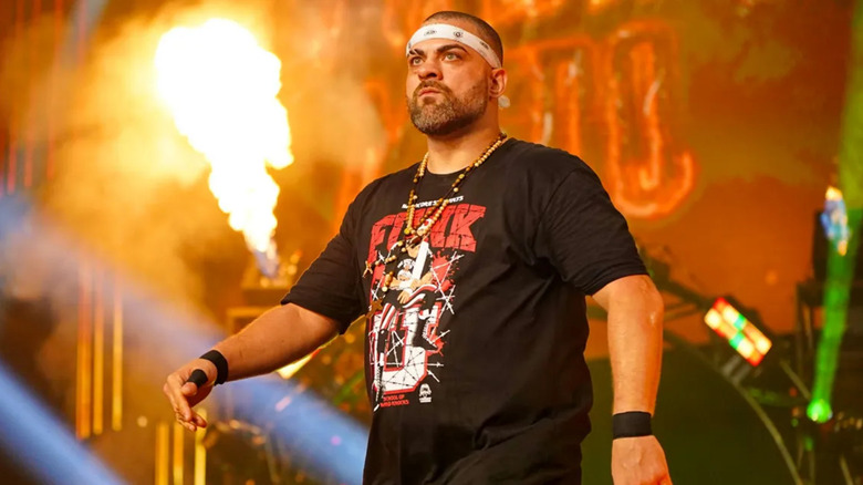 Eddie Kingston walking to the ring