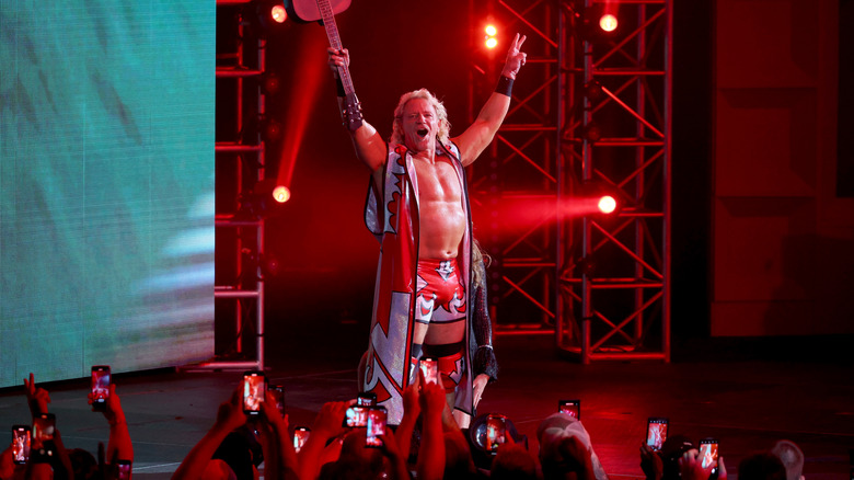 Jeff Jarrett makes an entrance