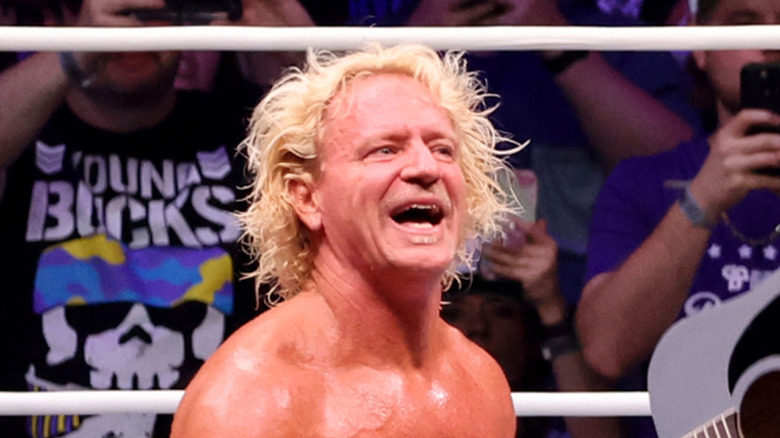 Jeff Jarrett, once again finding himself in his own world