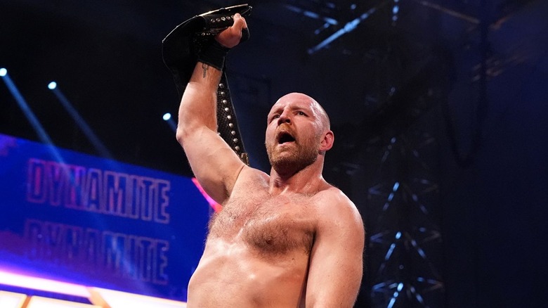 Jon Moxley raises IWGP World Title