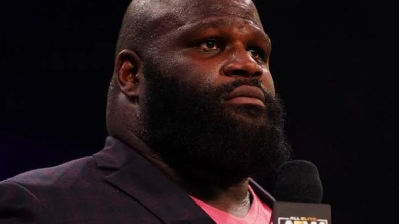 Mark Henry cutting a promo