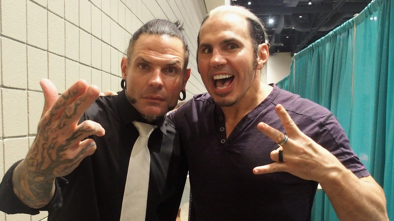 Matt Hardy with Jeff Hardy
