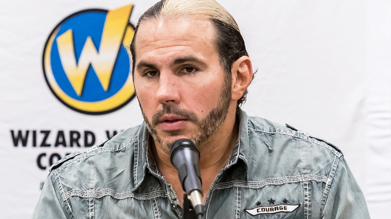 Matt Hardy speaking