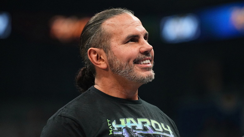 Matt Hardy smiling