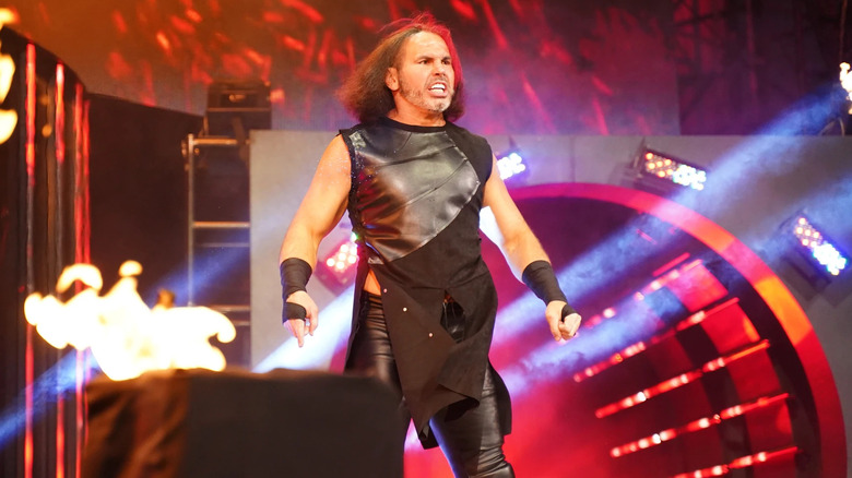 Broken Matt Hardy making his entrance