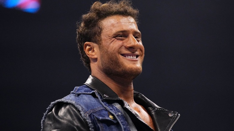 MJF smiling