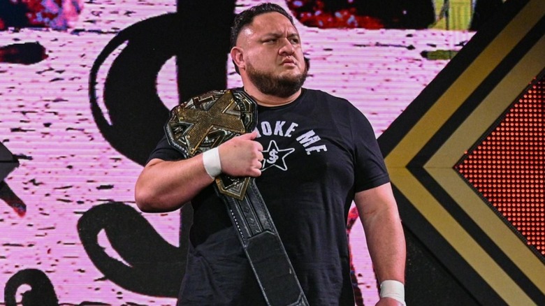 Samoa Joe as NXT Champion