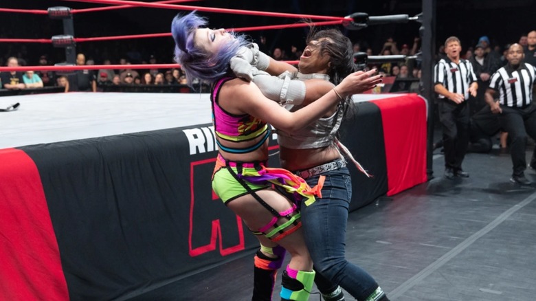 Billie Starkz and Athena brawl