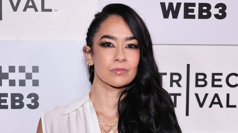 AJ Lee at the Tribeca film festival premiere of 'Sacramento'