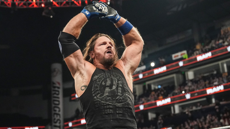 AJ Styles posing