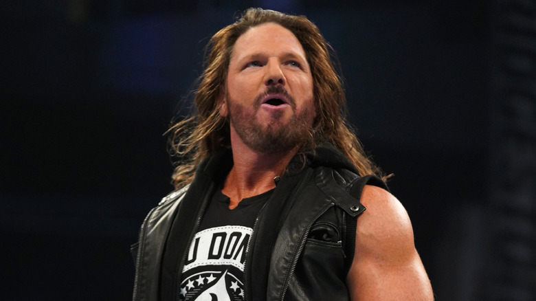 AJ Styles in ring during an episode of "SmackDown," October 2024