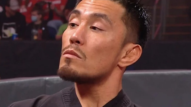 Akira Tozawa Looks On During A Match On WWE Raw