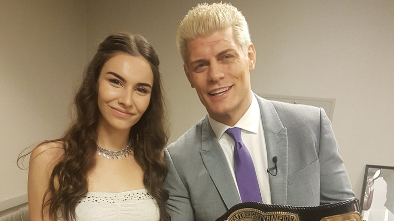 Alicia Atout With Cody Rhodes