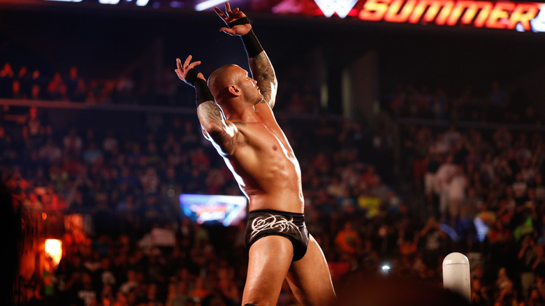 Randy Orton poses