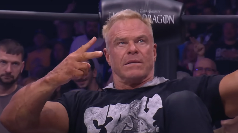 Billy Gunn does scissor fingers