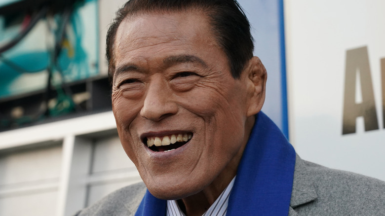 Antonio Inoki smiling